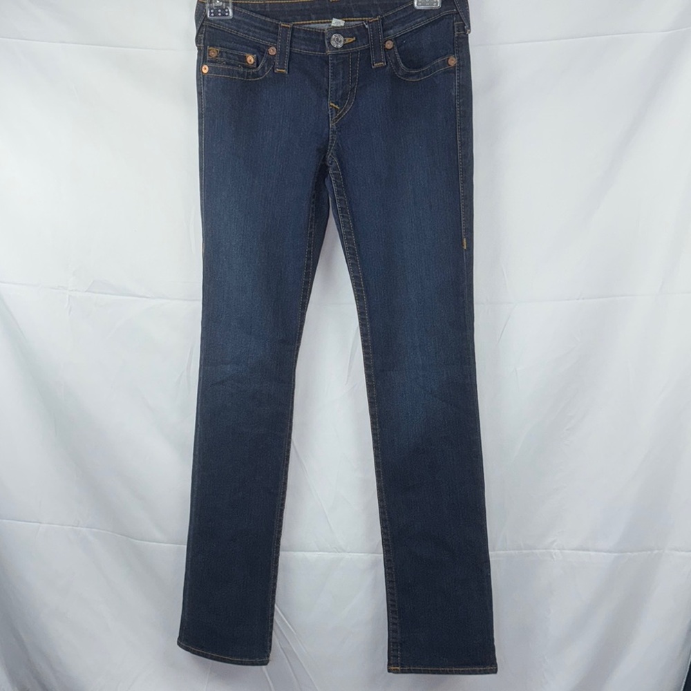 True Religion Blue Straight Jeans Classic Denim Size 29